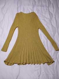 Abito donna lana e viscosa Taglia L Made in Italy