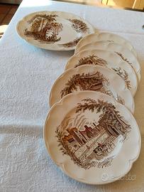 Johnson Bros Haddon Hall – 5 piattini + 1 piatto