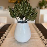 Mazzo foglie in ceramica smaltata vintage