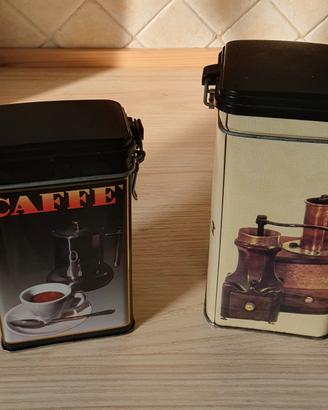 Barattoli  vintage per il caffè 