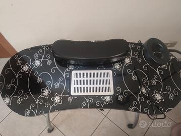 tavolo con aspiratore nail art