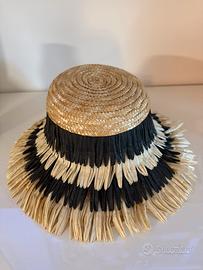 Cappello in paglia 100% fibra di raffia