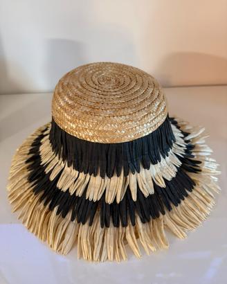 Cappello in paglia 100% fibra di raffia