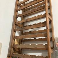 Porta bottiglie legno