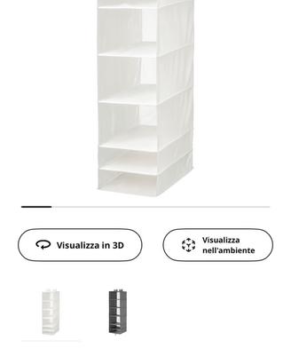 Organizer armadio IKEA SKUBB