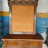 cassapanca con attaccapanni