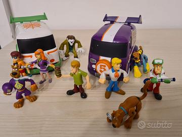 Lotto Scooby-Doo originale con 2 Mystery Machine