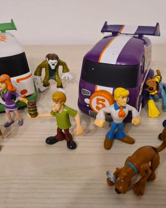 Lotto Scooby-Doo originale con 2 Mystery Machine