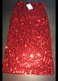 Gonna con paillettes Calliope tg. S nuova