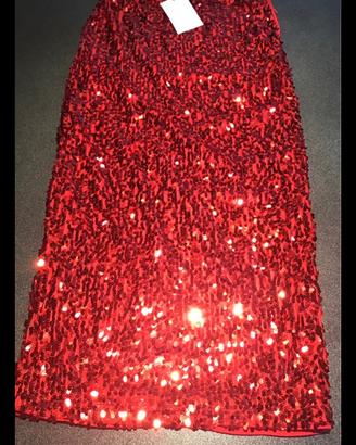 Gonna con paillettes Calliope tg. S nuova