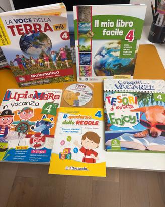Kit Libri Scolastici e Vacanze 4ª Elementare - Com