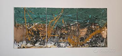 QUADRO ASTRATTO UNICO [Nome: Golden333]