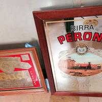 Specchio Birra Peroni anni 70 e Bud