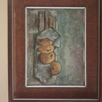 Quadro dipinto su tela 57x47 cm – con cornice