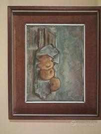 Quadro dipinto su tela 57x47 cm – con cornice