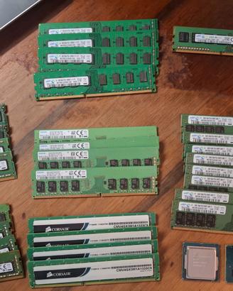 RAM PC e laptop, Processori PC