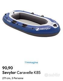 gommone sevylor caravelle k85 nuovo
