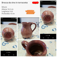 Brocche vino vintage,anfora