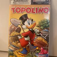 Topolino 3542 con francobollo disney 100
