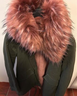 Giaccone parka verde