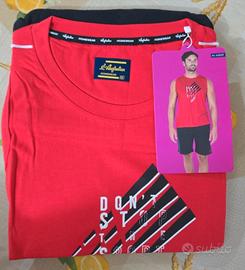 Completo o Pigiama Uomo Australian T.M Rosso e 