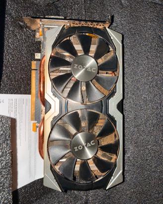 Scheda video Gtx 1070 zotac 8 gb