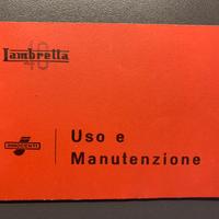 Libretto uso e manutenzione Lambretta 48