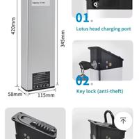 Batteria bici elettriche 48V 17.5 Ah
