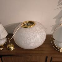 Lampadario con abatjour comodino