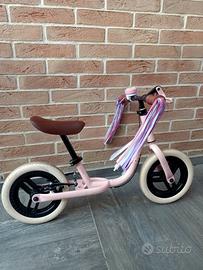 Bici senza pedali Btwin RUNRIDE 500 rosa beige 10"