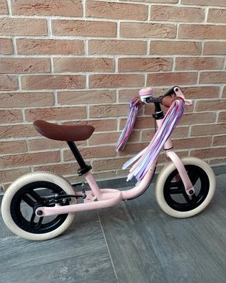 Bici senza pedali Btwin RUNRIDE 500 rosa beige 10"