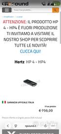 Amplificatori hertz hp4 e hp5