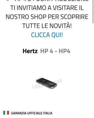 Amplificatori hertz hp4 e hp5
