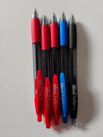 Set di Nr. 5 Penna a sfera a scatto Elica Puma GRI