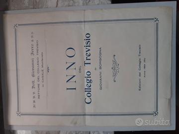 Inno collegio Trevisio Casale M.to 1934