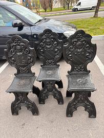 Sedie in legno antiche