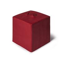 Pouf Apribile Maliza Ergonomico Microfibra Rossa