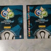 Due Album Figurine Calciatori Panini Mondiale 2006