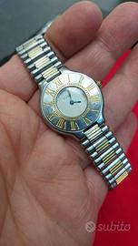 Cartier 21 must de cartier orologio originale 
