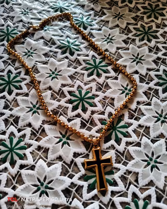 collana crocefisso acciaio inox 