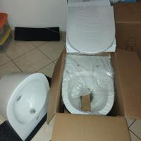 coppia sanitari sospesi+copri Water