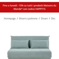 Divano letto maison du monde