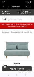 Divano letto maison du monde