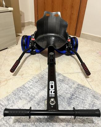 Hoverboard Viola + Hoverkart Led Bluetooth - NUOVO