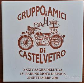 PIASTRELLA AMICI DI CASTELVETRO – MOTO - 2001