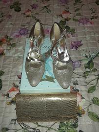 Scarpe più borsa da ballo