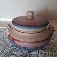 Vaso portaoggetti con coperchio