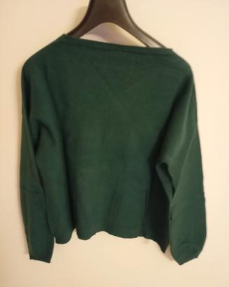 maglione verde bosco 