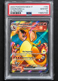 Charizard ex 183/165 PSA 10 ITA Pokémon 151