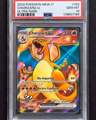 Charizard ex 183/165 PSA 10 ITA Pokémon 151
